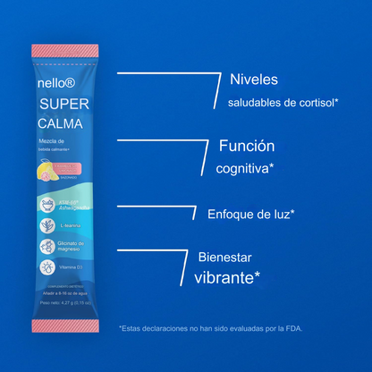 NELLO SUPERCALM x 20 CON ASHWAGANDHA Y SIN AZUCAR
