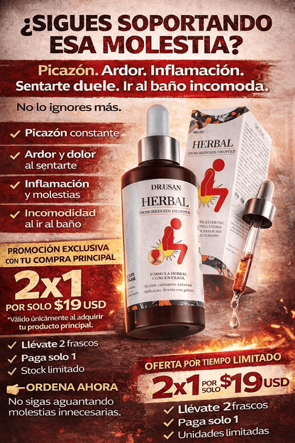 2X1 Natural Hallprost Suplemento para la salud de la próstata POR SOLO $19 USD