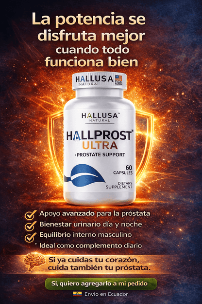 2X1 Natural Hallprost Suplemento para la salud de la próstata POR SOLO $19 USD