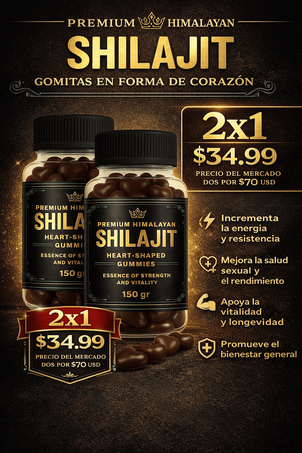 2X1 SHILAJIT EN GOMAS