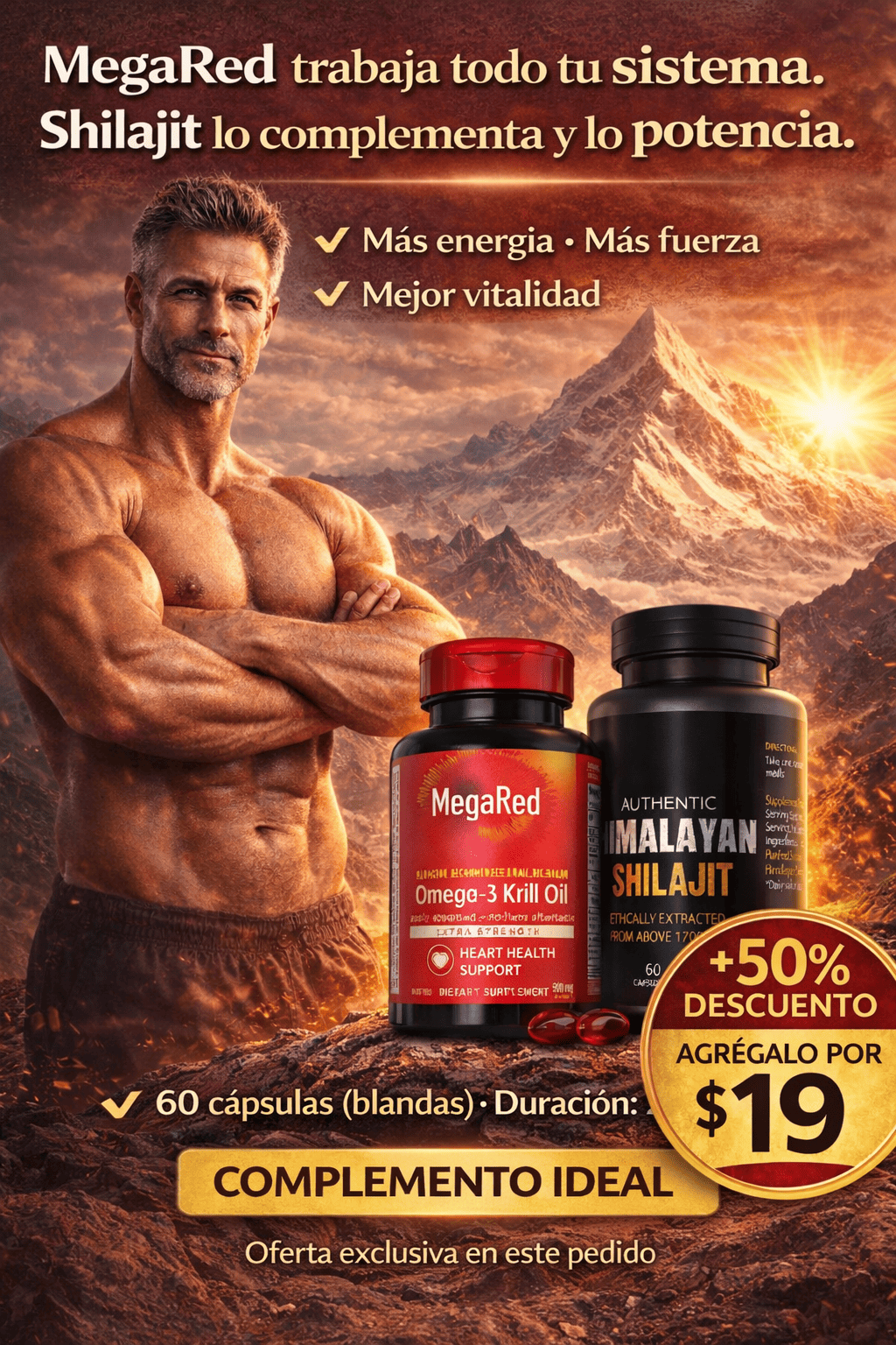 SHILAJIT HIMALAYA COMPLEMENTA TU TRATAMIENTO