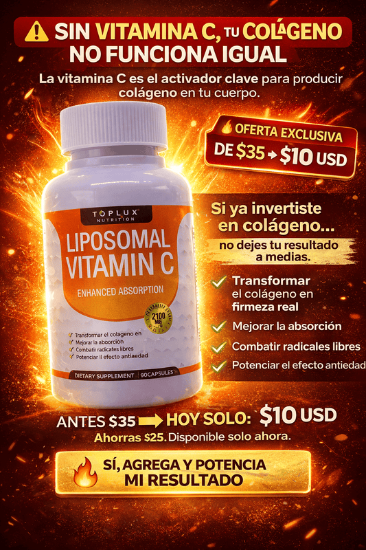LIPOSOMAL VITAMINA C LLEVALO POR SOLO $10 USD