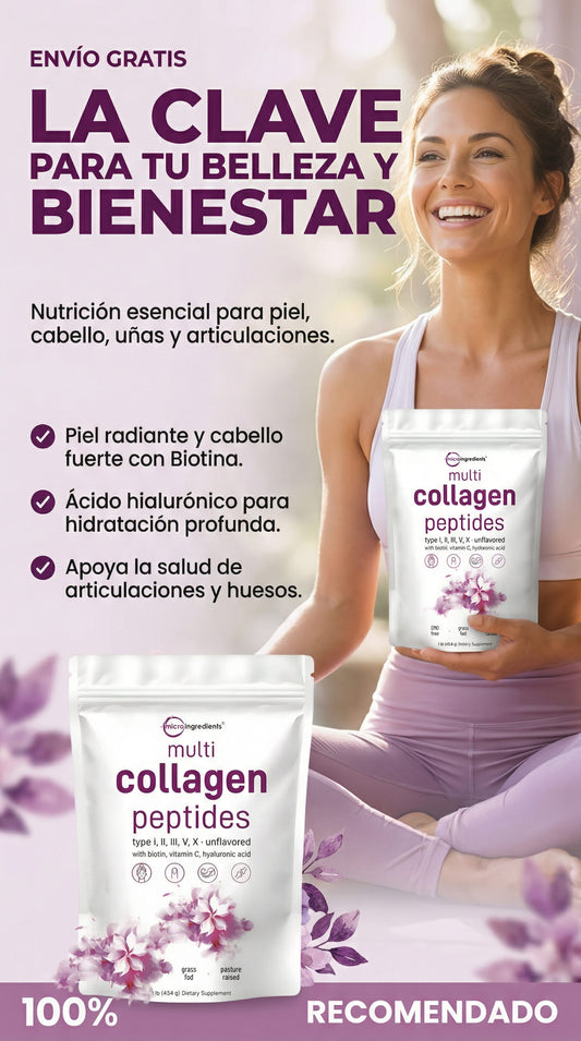 COLLAGEN PEPTIDES: BELLEZA Y VITALIDAD..Llevalo CON DTO. POR $15 USD